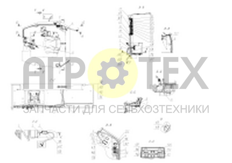 Чертеж Коммуникации электрические кабины (3000.37.40.000)